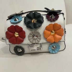 LAST CHANCE! Fendi Mini By The Way Studded leather Bag